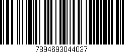 Código de barras (EAN, GTIN, SKU, ISBN): '7894693044037'
