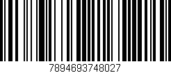 Código de barras (EAN, GTIN, SKU, ISBN): '7894693748027'