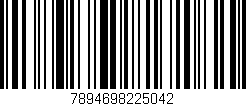 Código de barras (EAN, GTIN, SKU, ISBN): '7894698225042'