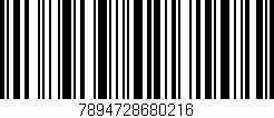 Código de barras (EAN, GTIN, SKU, ISBN): '7894728680216'