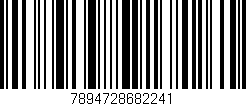 Código de barras (EAN, GTIN, SKU, ISBN): '7894728682241'