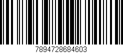 Código de barras (EAN, GTIN, SKU, ISBN): '7894728684603'