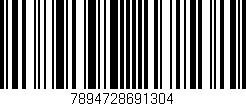 Código de barras (EAN, GTIN, SKU, ISBN): '7894728691304'