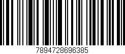 Código de barras (EAN, GTIN, SKU, ISBN): '7894728696385'