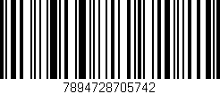 Código de barras (EAN, GTIN, SKU, ISBN): '7894728705742'