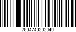 Código de barras (EAN, GTIN, SKU, ISBN): '7894740303049'
