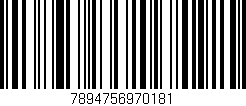 Código de barras (EAN, GTIN, SKU, ISBN): '7894756970181'