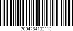 Código de barras (EAN, GTIN, SKU, ISBN): '7894764132113'