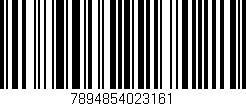 Código de barras (EAN, GTIN, SKU, ISBN): '7894854023161'