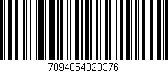 Código de barras (EAN, GTIN, SKU, ISBN): '7894854023376'