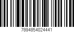 Código de barras (EAN, GTIN, SKU, ISBN): '7894854024441'