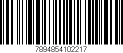 Código de barras (EAN, GTIN, SKU, ISBN): '7894854102217'