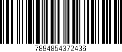 Código de barras (EAN, GTIN, SKU, ISBN): '7894854372436'