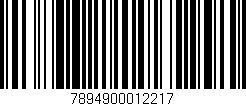 Código de barras (EAN, GTIN, SKU, ISBN): '7894900012217'