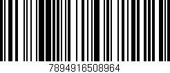 Código de barras (EAN, GTIN, SKU, ISBN): '7894916508964'