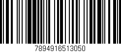 Código de barras (EAN, GTIN, SKU, ISBN): '7894916513050'