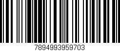 Código de barras (EAN, GTIN, SKU, ISBN): '7894993959703'