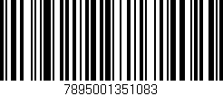 Código de barras (EAN, GTIN, SKU, ISBN): '7895001351083'
