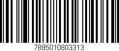 Código de barras (EAN, GTIN, SKU, ISBN): '7895010803313'