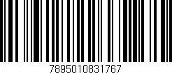 Código de barras (EAN, GTIN, SKU, ISBN): '7895010831767'