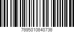 Código de barras (EAN, GTIN, SKU, ISBN): '7895010840738'