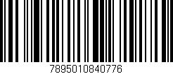 Código de barras (EAN, GTIN, SKU, ISBN): '7895010840776'