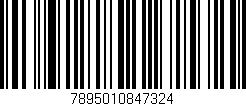 Código de barras (EAN, GTIN, SKU, ISBN): '7895010847324'