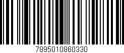 Código de barras (EAN, GTIN, SKU, ISBN): '7895010860330'