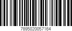 Código de barras (EAN, GTIN, SKU, ISBN): '7895020057164'