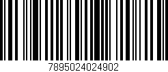 Código de barras (EAN, GTIN, SKU, ISBN): '7895024024902'