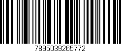 Código de barras (EAN, GTIN, SKU, ISBN): '7895039265772'