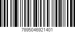 Código de barras (EAN, GTIN, SKU, ISBN): '7895046921401'