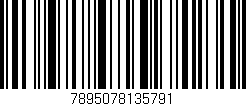 Código de barras (EAN, GTIN, SKU, ISBN): '7895078135791'