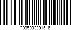 Código de barras (EAN, GTIN, SKU, ISBN): '7895083001616'