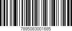 Código de barras (EAN, GTIN, SKU, ISBN): '7895083001685'
