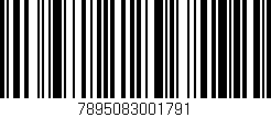 Código de barras (EAN, GTIN, SKU, ISBN): '7895083001791'