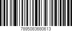 Código de barras (EAN, GTIN, SKU, ISBN): '7895083680613'