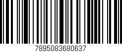 Código de barras (EAN, GTIN, SKU, ISBN): '7895083680637'