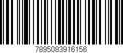 Código de barras (EAN, GTIN, SKU, ISBN): '7895083916156'