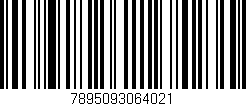 Código de barras (EAN, GTIN, SKU, ISBN): '7895093064021'
