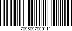 Código de barras (EAN, GTIN, SKU, ISBN): '7895097903111'