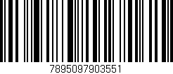 Código de barras (EAN, GTIN, SKU, ISBN): '7895097903551'