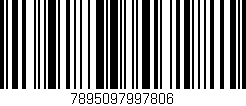 Código de barras (EAN, GTIN, SKU, ISBN): '7895097997806'