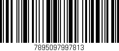 Código de barras (EAN, GTIN, SKU, ISBN): '7895097997813'