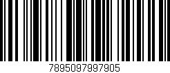 Código de barras (EAN, GTIN, SKU, ISBN): '7895097997905'