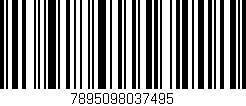 Código de barras (EAN, GTIN, SKU, ISBN): '7895098037495'