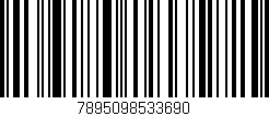 Código de barras (EAN, GTIN, SKU, ISBN): '7895098533690'