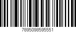 Código de barras (EAN, GTIN, SKU, ISBN): '7895098595551'