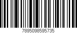 Código de barras (EAN, GTIN, SKU, ISBN): '7895098595735'