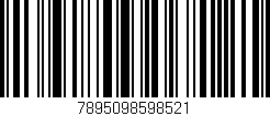 Código de barras (EAN, GTIN, SKU, ISBN): '7895098598521'